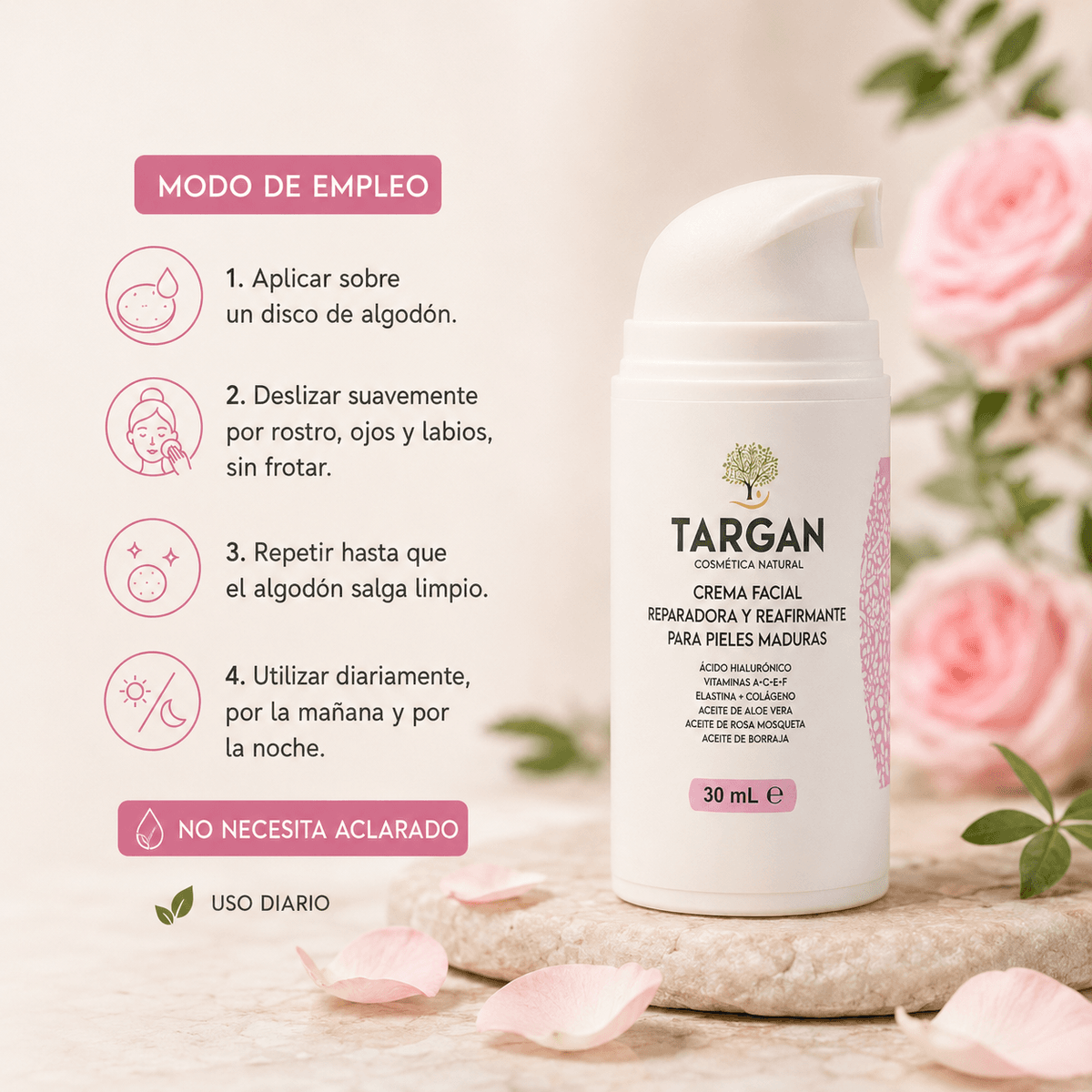 CREMA FACIAL ANTIARRUGAS TENSORA MIEL