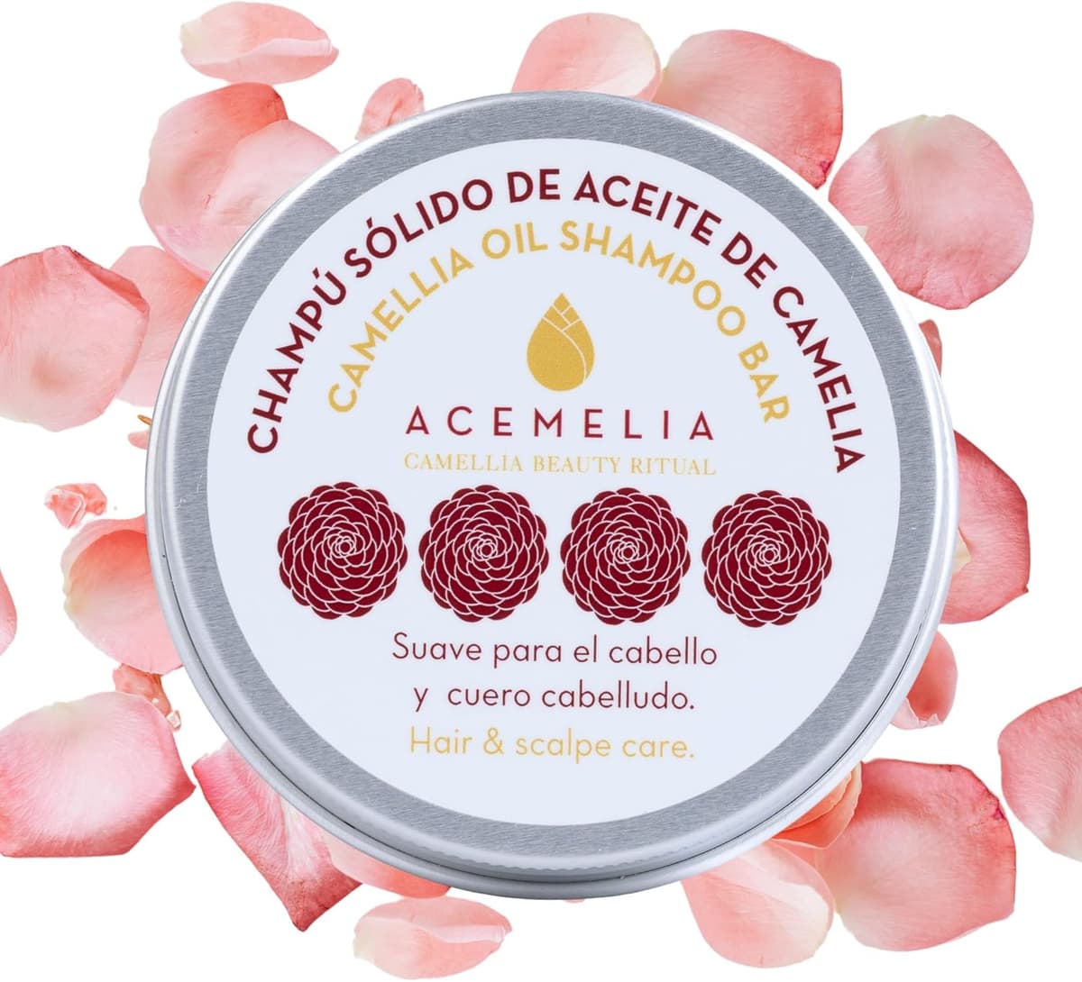 CHAMPÚ SÓLIDO DE ACEITE DE CAMELIA 70 GR